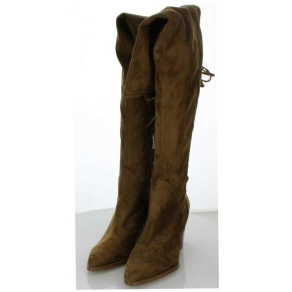 100% Authentic Marc Fisher Comara Over The Knee Pointed Toe Boots - Picture 4 of 5